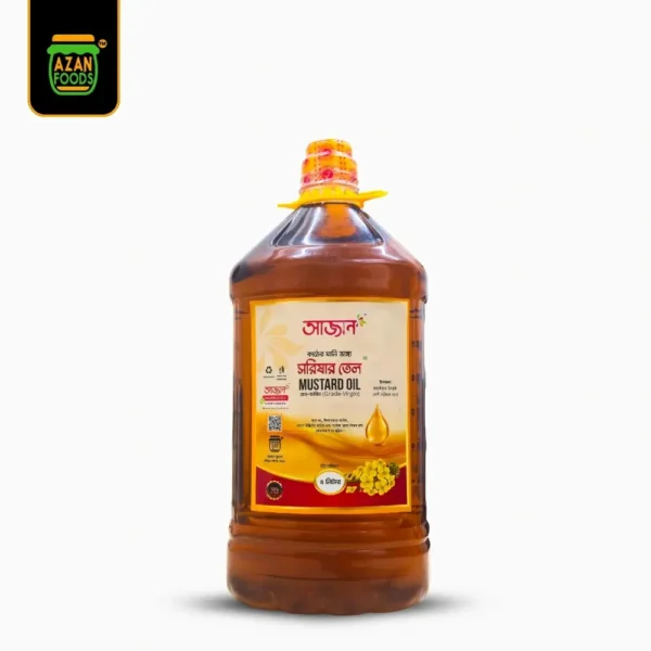 কাঠের ঘানি ভাঙ্গা সরিষার তেল (১০০% দেশী দানা)